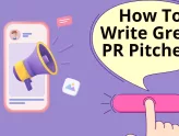 How to write pr pitches