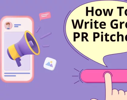 How to write pr pitches