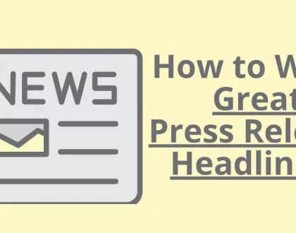 How to write press release headlines - featured